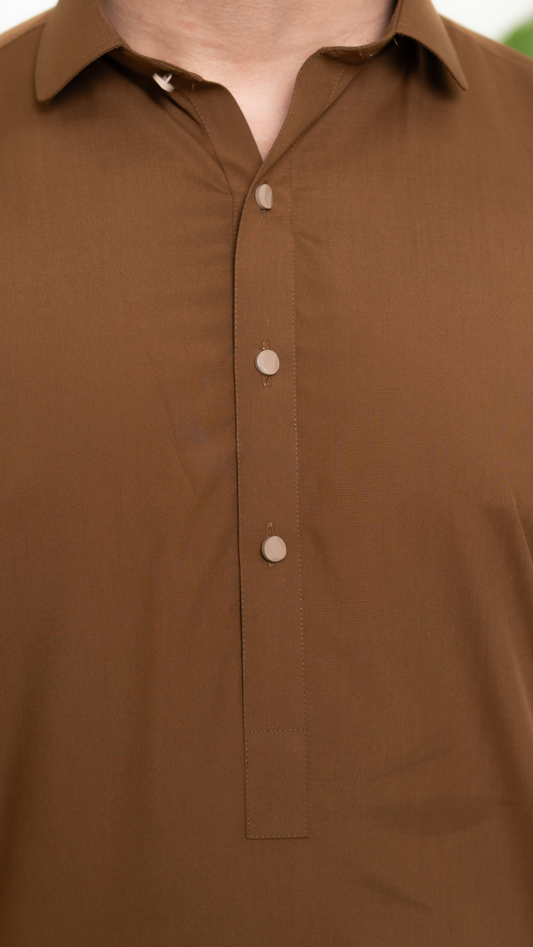 Golden Brown Kameez Shalwar